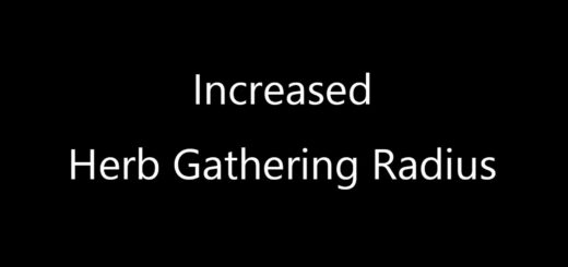 Increased Herb Gathering Radius v1.1