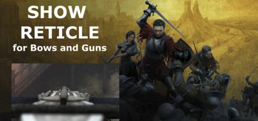 Show Reticle for Bows and Guns – Conflict-Free – Aim Assist v1.0